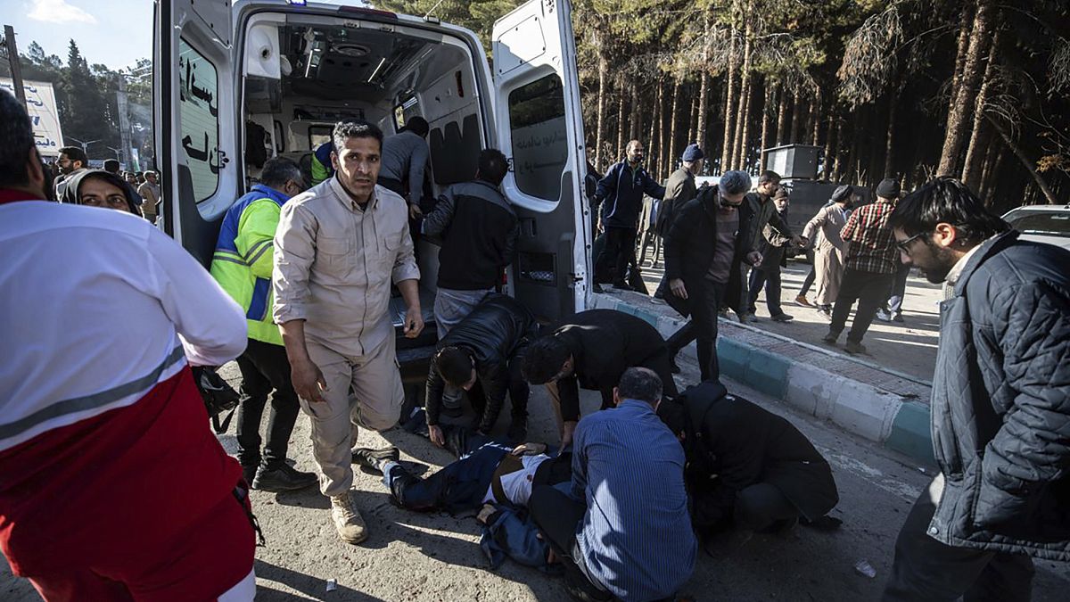 Al menos 103 muertos y unos 211 heridos en la conmemoración del asesinato de Soleimani en Irán