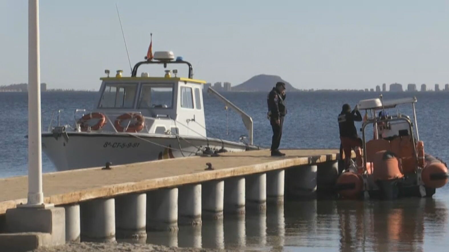 Encuentran el cuerpo de Ivo Petrov en el Mar Menor, a 5 metros de profundidad y a 1.500 metros de donde desapareció
