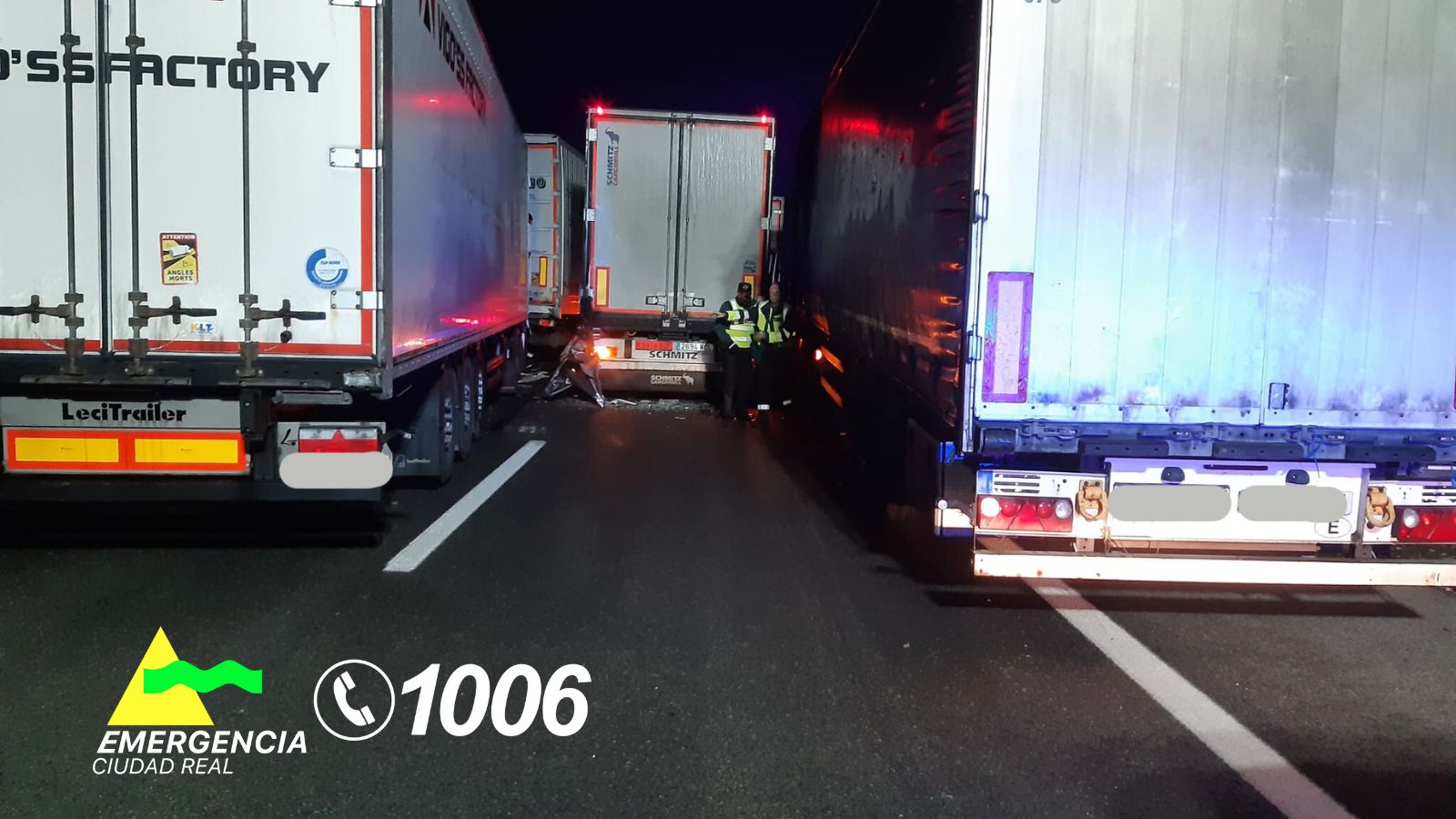 Cuatro accidentes múltiples en la A-4 en Santa Cruz de Mudela dejan tres fallecidos y 18 heridos