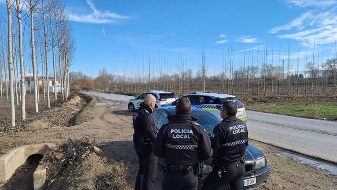 Imagen facilitada en redes por la Policía Local de Íllora.