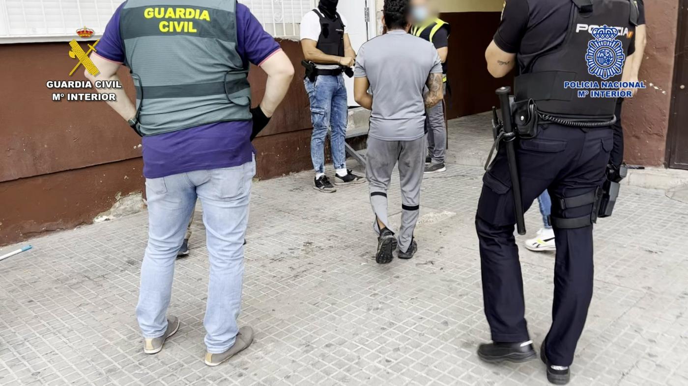 Los detenidos.