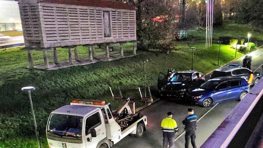 Disparos para detener a un hombre en busca y captura en las inmediaciones del Carrefour de A Coruña