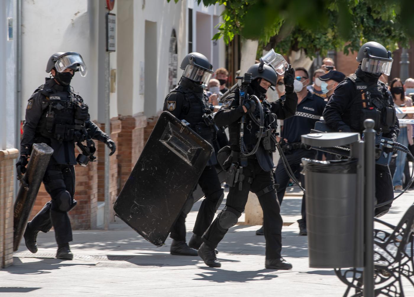 Operación especial de la Policía Nacional. - Archivo