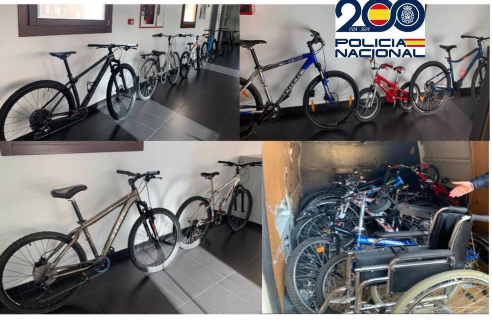 Detenido tras vender por 1.900 euros 27 bicicletas robadas