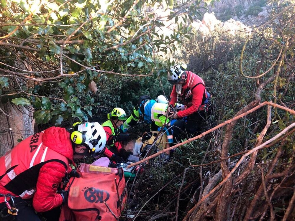 El GERA rescata a excursionista con fractura en la Gran Cañada de la Pedriza