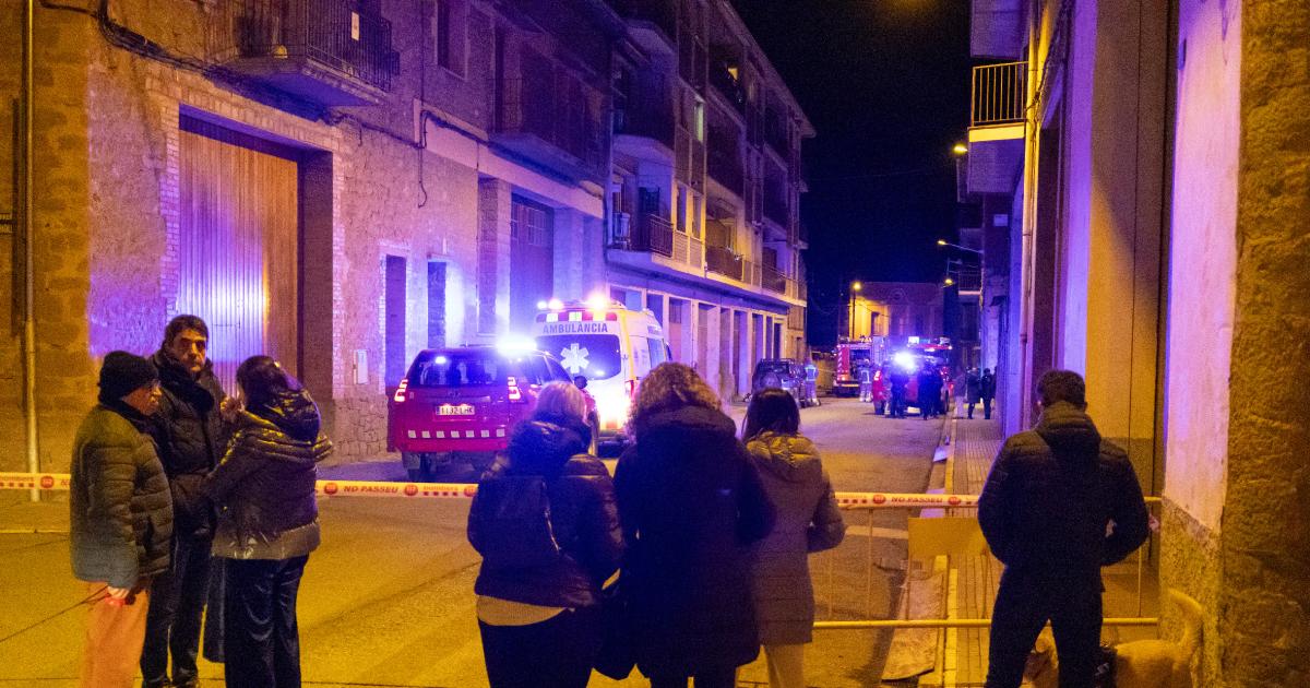 Grave en una explosión en Ponts