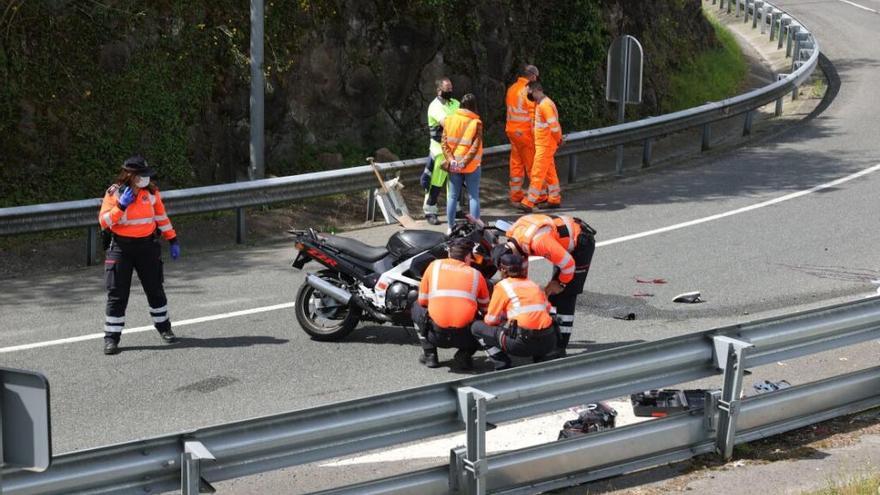 Azpeitia: Un motorista fallecido tras colisionar contra un turismo