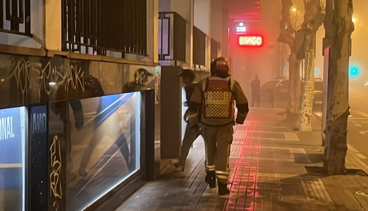 Incendio en el bingo de Zamora Incendio en el bingo de Zamora