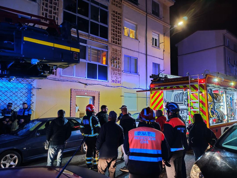 Incendio en vivienda de Ávila deja cinco personas afectadas, una de ellas menor de edad