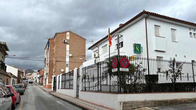 Imagen del cuartel de la Guardia Civil en Atarfe