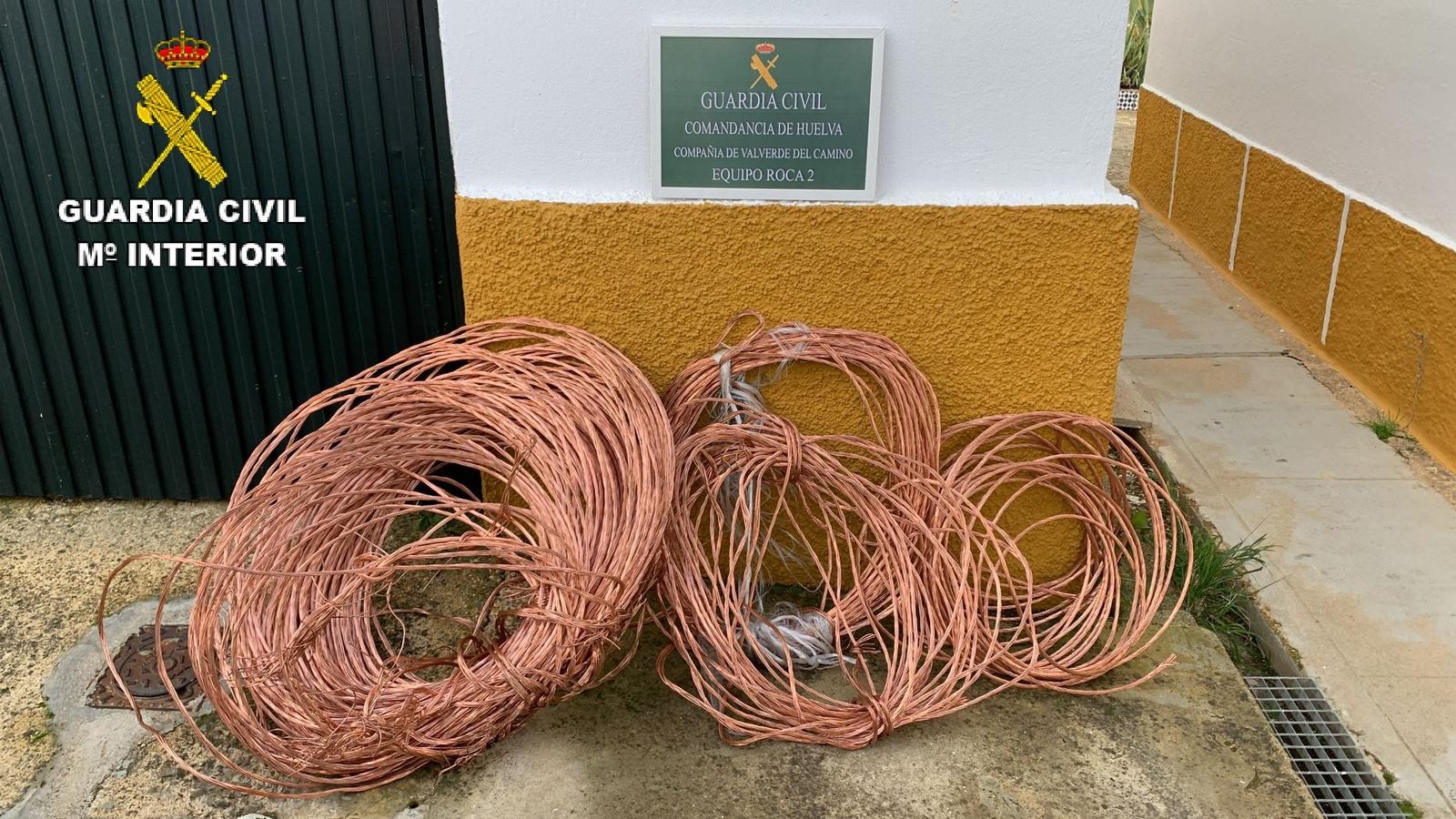 Roban 4.500 metros de cable de cobre en instalaciones mineras de la provincia onubense