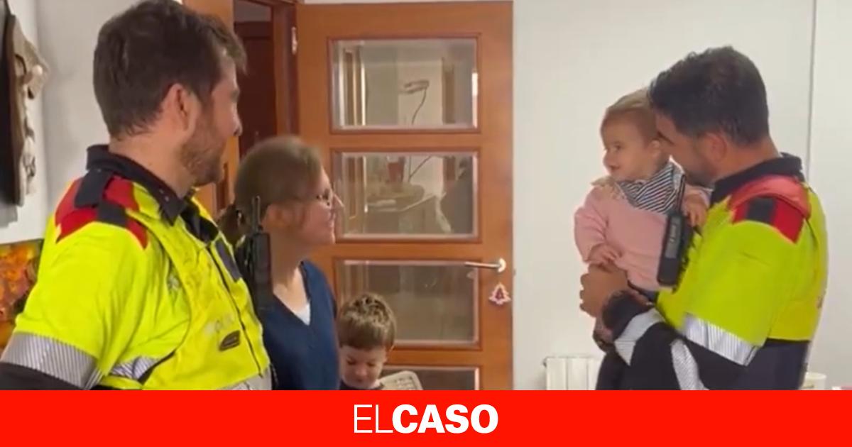 Mossos d’Esquadra salvan la vida de una niña de 8 meses ahogada y reciben emotivo agradecimiento de la madre