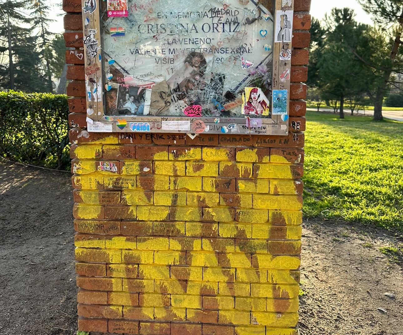 MADRID/ Nuevos ataques contra la placa dedicada a La Veneno