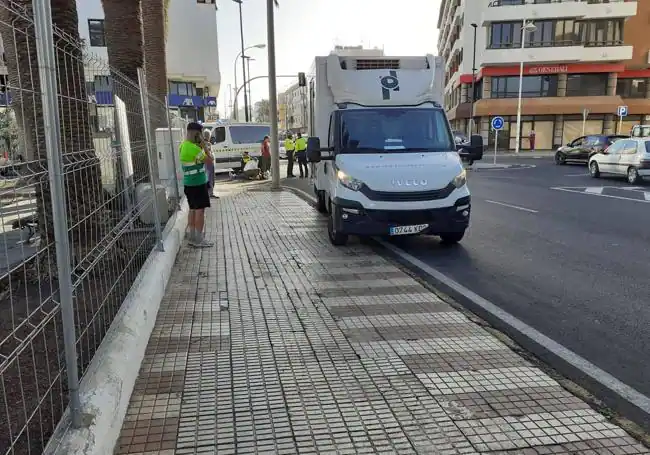Otra imagen del accidente vial.
