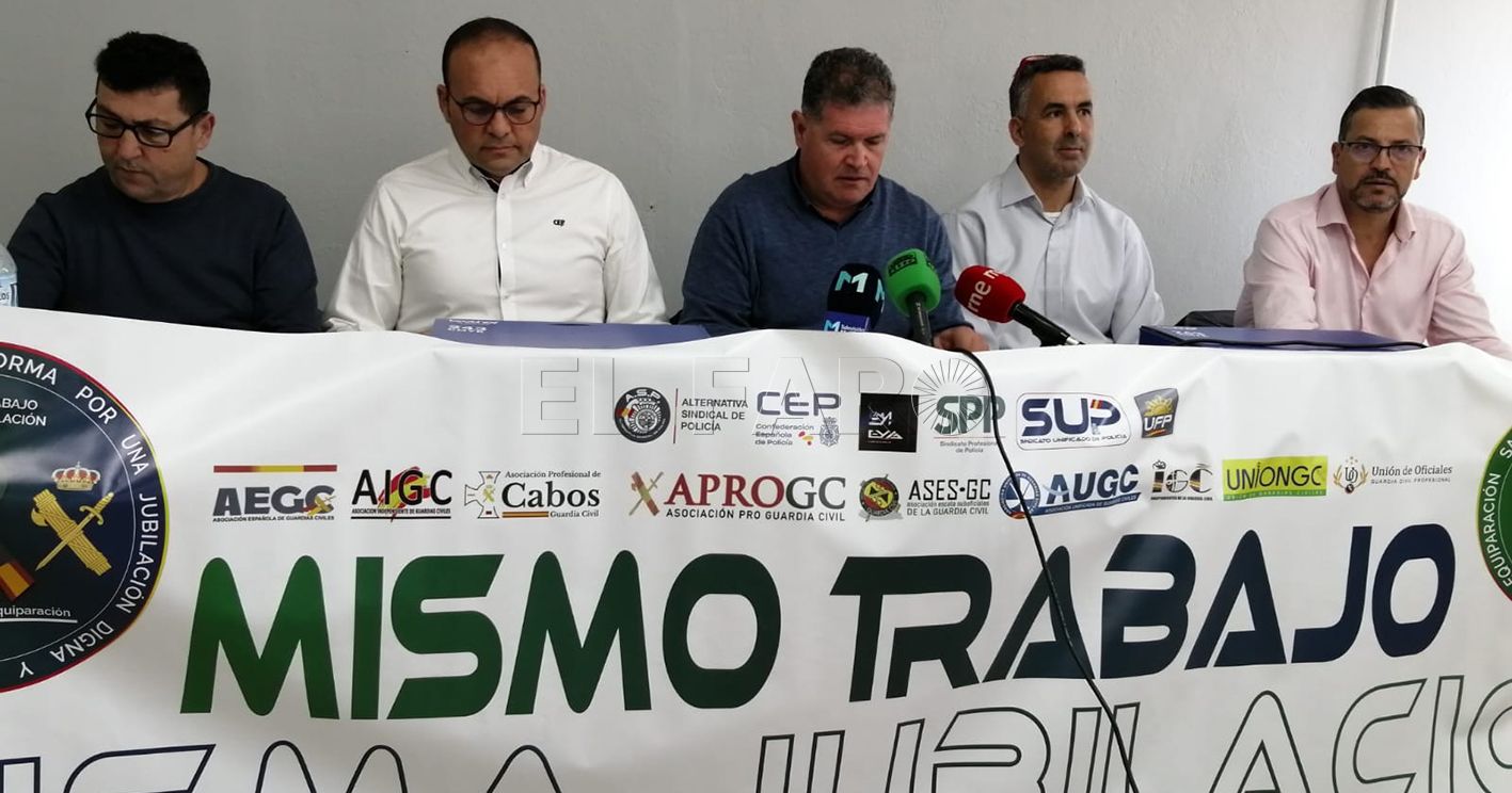 Convocada manifestación para lograr equiparación salarial y declaración de profesión de riesgo para policías y guardias civiles