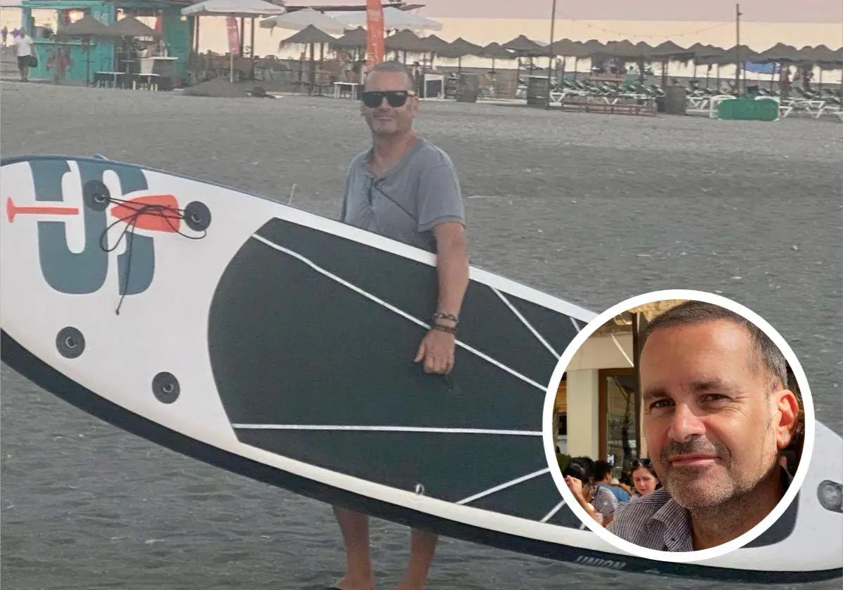 Laura, la mujer del desaparecido que practicaba padelsurf en Benajarafe: «Salió con lo puesto y me dijo que no tardaría en volver»