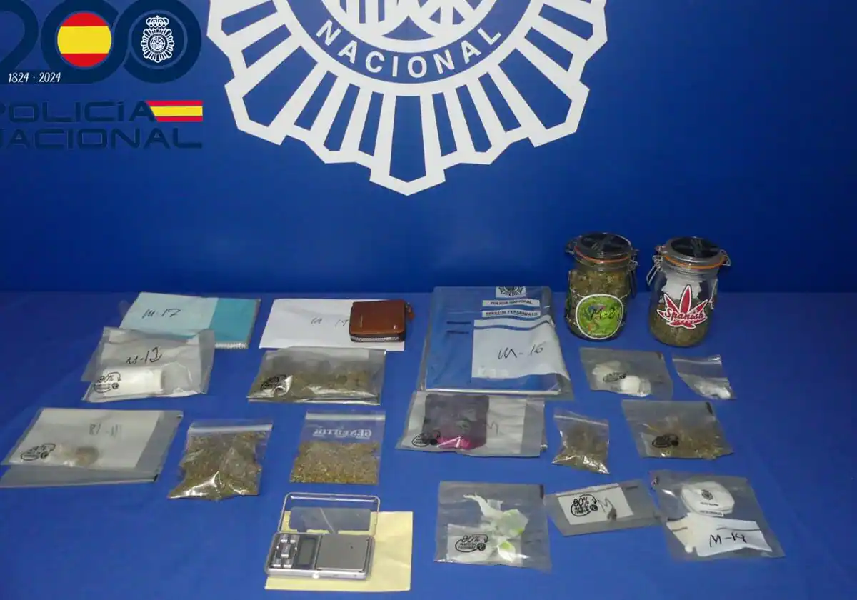 Detenida pareja en Salamanca por tráfico de drogas: incautan marihuana, anfetaminas y metanfetaminas valoradas en cientos de gramos