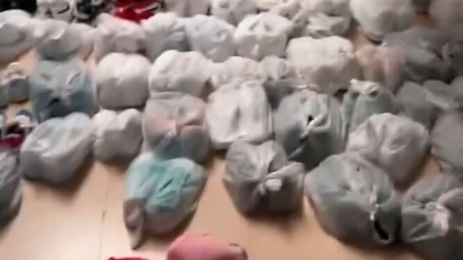 Parte de la mercancía incautada por la Policía Local de Granada
