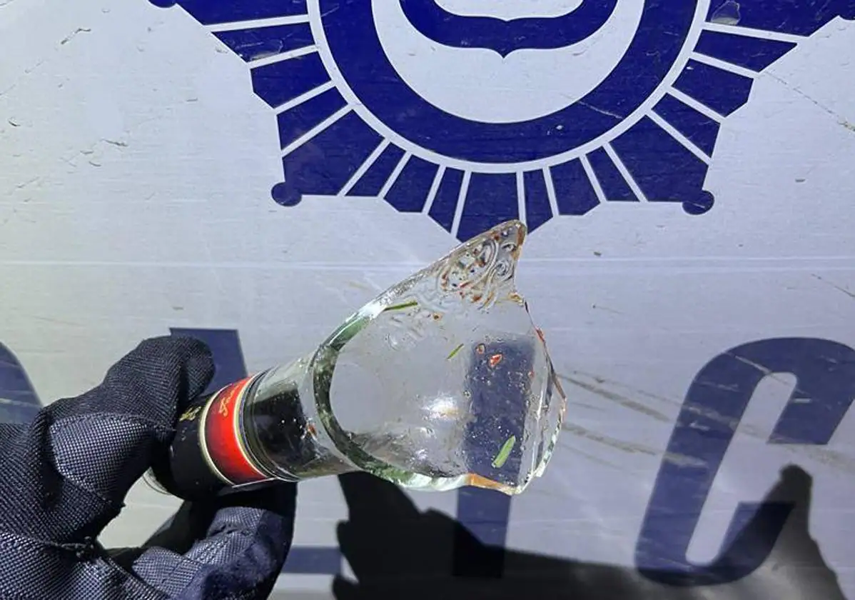Detienen a una persona por agredir a otra con una botella en Logroño