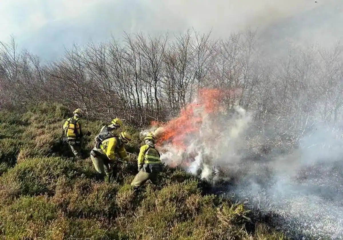 El incendio de Espinosa de los Monteros baja de nivel de peligrosidad y no supone riesgo para la población, según la Junta de Castilla y León