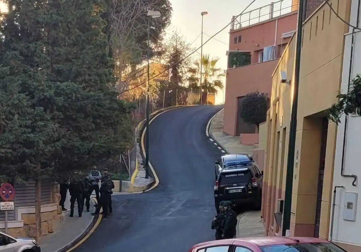 Operación de la Guardia Civil contra el blanqueo en Monte Sancha
