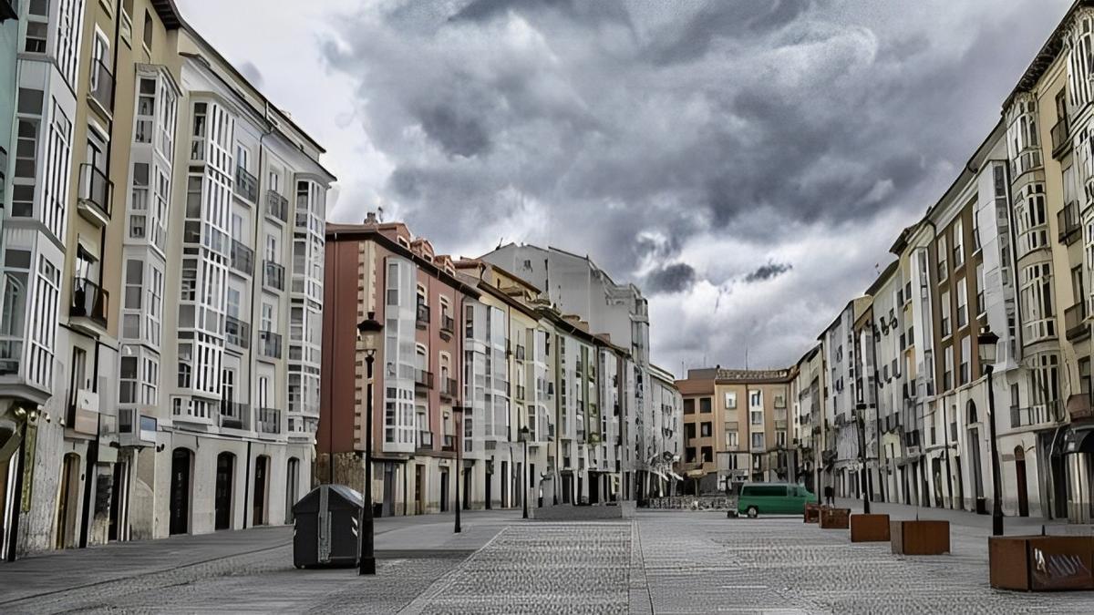 Plaza Huerto del Rey de Burgos, donde ocurrieron los hechos.