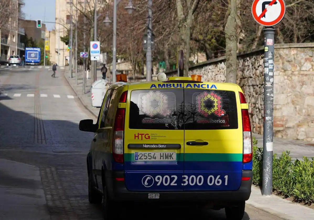 Herida una sexuagenaria tras ser atropellada por una furgoneta en Salamanca