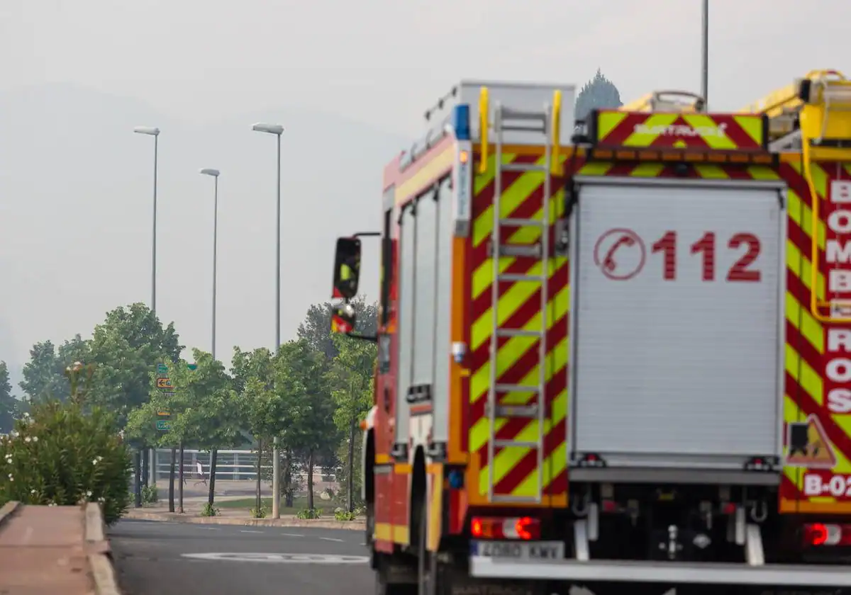 Sofocado un fuego en una empresa del Polígono Cantabria de Logroño
