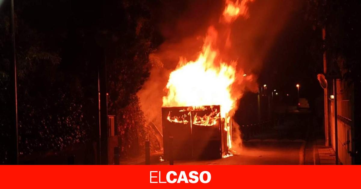 Detenido un pirómano por convertir Platja d'Aro en un infierno: dieciséis contenedores quemados en dos horas