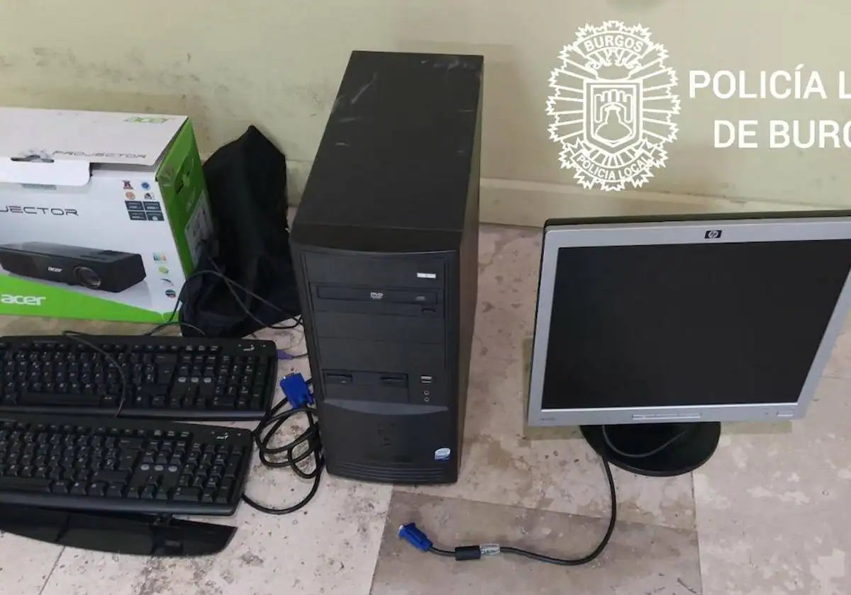 Detenidos tres conocidos delincuentes de Burgos por robar en una tienda de informática