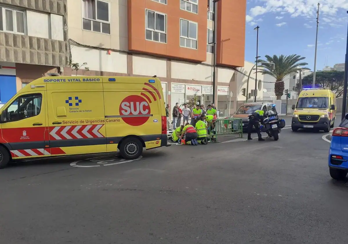 Resulta herida con policontusiones tras ser atropellada en Arrecife