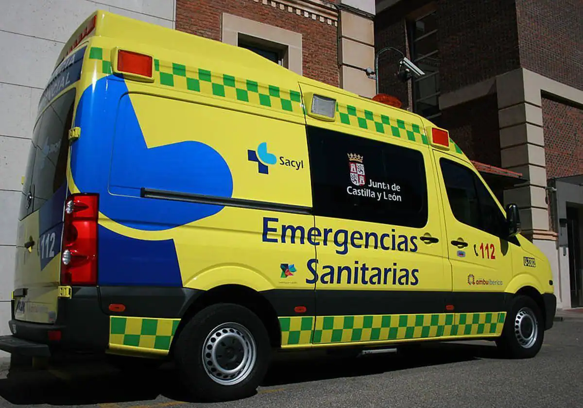 Los Bomberos excarcelan a un hombre de 38 años tras sufrir un accidente en Burgos