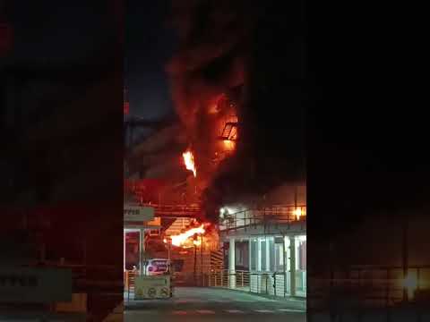 Incendio en Atlantic Copper
