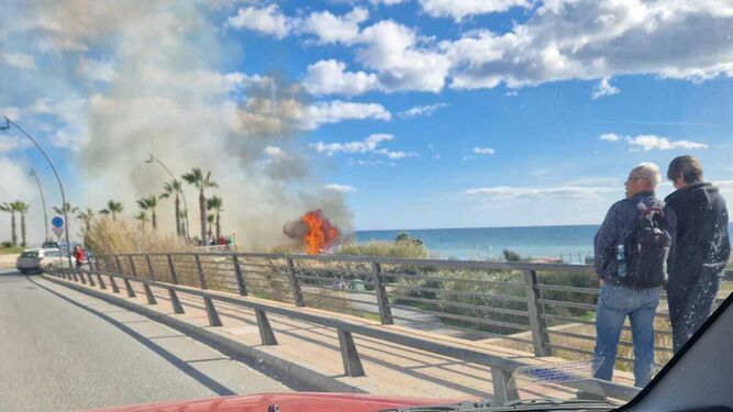 Segundo incendio en la Vega de Salobreña en menos de doce horas
