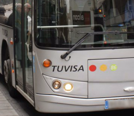 Accidente de autobús en Vitoria deja cuatro heridos sin gravedad