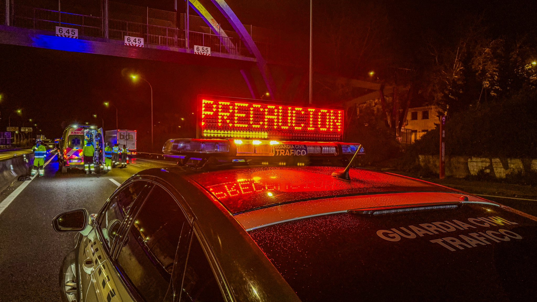 GETAFE/ Perder la vida por cruzar la A-42 con una pasarela al lado