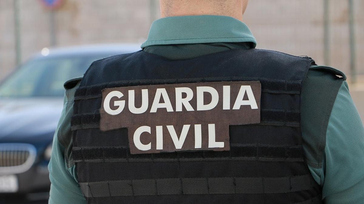Un agente de la Guardia Civil, de espaldas, archivo.