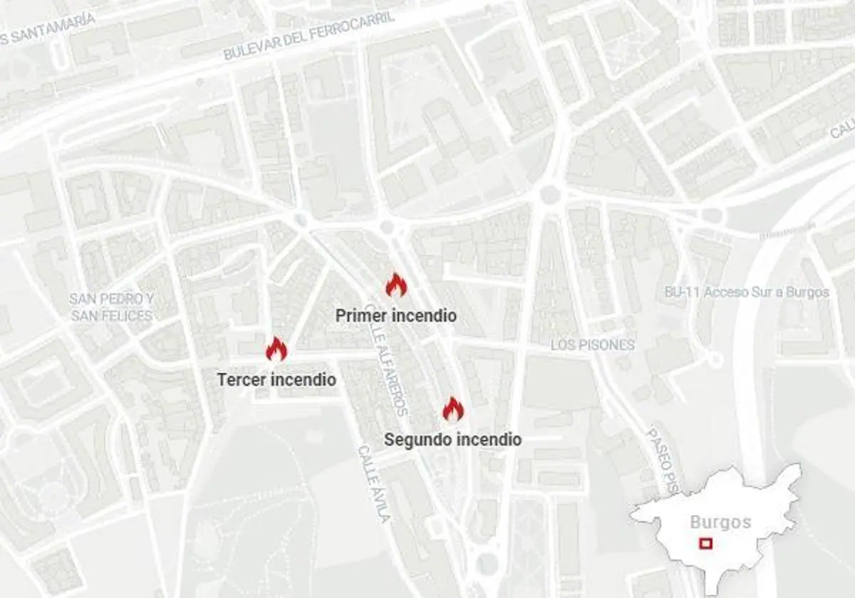 Tres incendios mortales en viviendas del sur de Burgos en menos de dos meses
