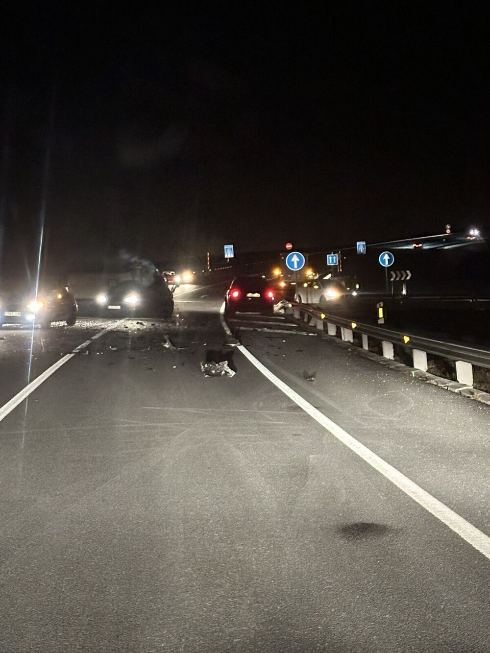 Tres heridos en un accidente de tráfico en la Circunvalación