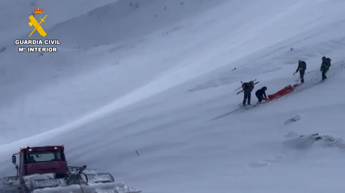 ¡Está Grave! Rescatan al vecino de Vitoria tras una avalancha con ventisca