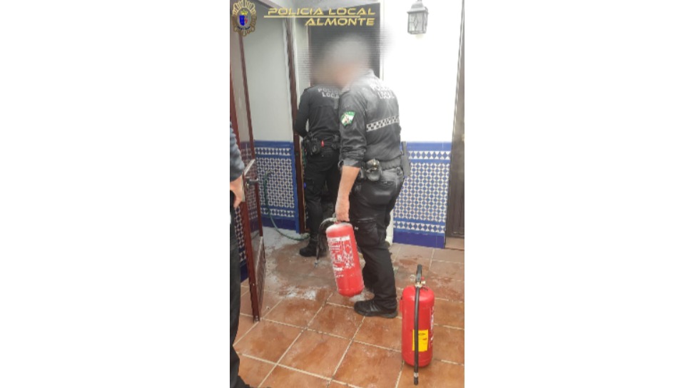 Susto en Almonte por el incendio de una vivienda