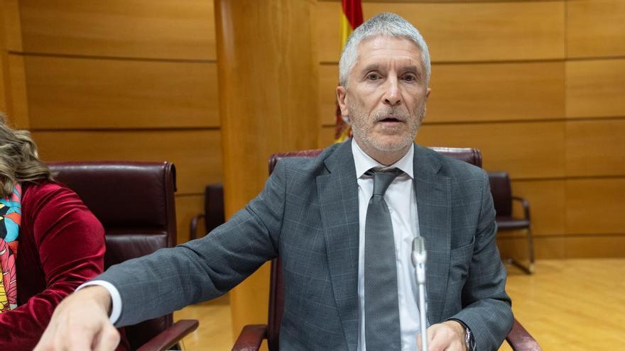 Decenas de personas piden la dimisión de Marlaska en una protesta contra la "brutalidad policial" y sus "agresiones racistas"
