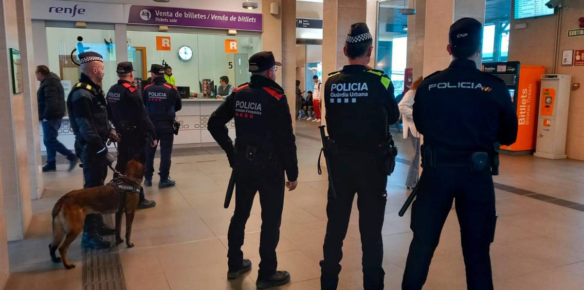 Despliegue policial en estaciones de transporte público de Tarragona: Tres detenidos y múltiples denuncias