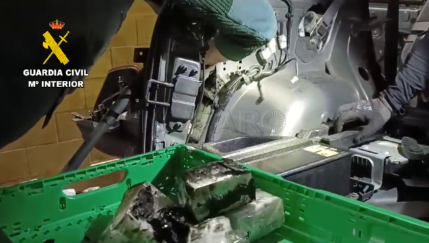 La Guardia Civil intercepta 42,7 kilos de hachís en el puerto de Melilla