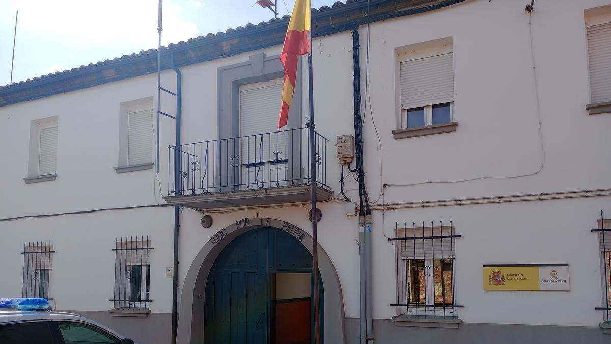 Dependencias del puesto de Guardia Civil de Valencia de Don Juan.