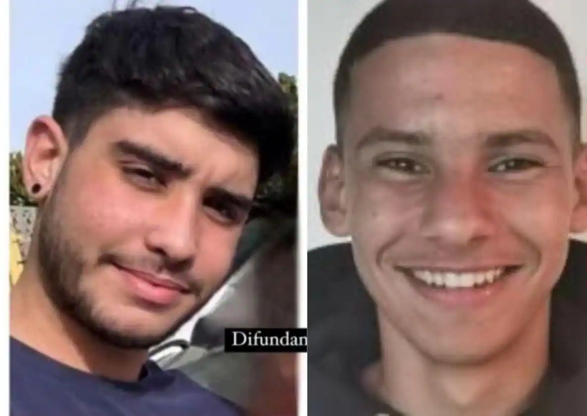 Alejandro y Yassine, los dos jóvenes desaparecidos en El Confital