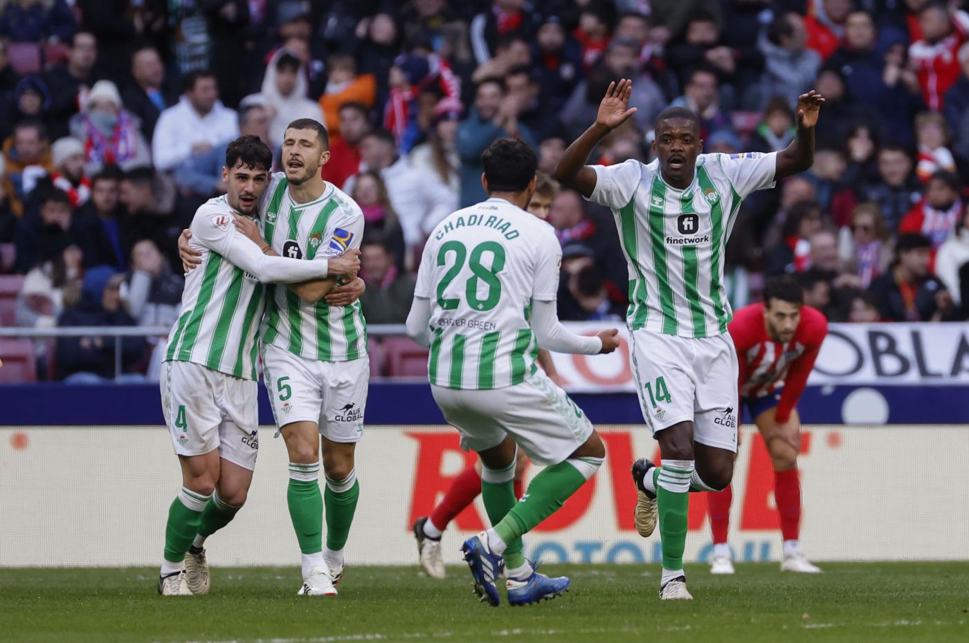 Imagen del Atleti - Betis. - efe