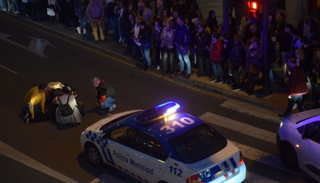Fuerte susto en pleno centro de Zamora: trasladada una mujer