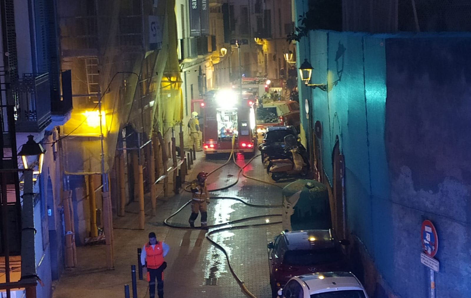 Incendio en el hotel Santa Clara de Palma provoca intoxicación por humo a dos personas