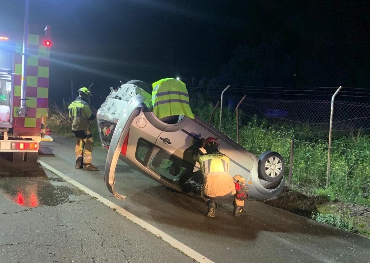 Accidente en la Nacional 435
